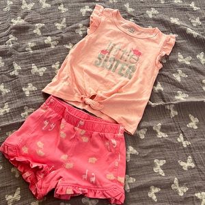 Child of mine made by carter’s little sister matching set size 12 m
